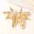  personality retro trend fashion occidental style wind Alloy vertical leaf ear stud brief samll