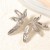  personality retro trend fashion occidental style wind Alloy vertical leaf ear stud brief samll