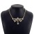  geometry creative chain  fashion three-dimensional butterfly fully-jewelled temperament fashion necklace