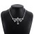  geometry creative chain  fashion three-dimensional butterfly fully-jewelled temperament fashion necklace