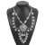  occidental style retro geometry tassel necklace  Bohemia ethnic style personality clavicle chain
