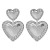 E occidental style personality temperament love earrings  fashion retro geometry all-Purpose Metal Earring