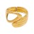 occidental style exaggerating geometry asymmetry Alloy bangle  high opening