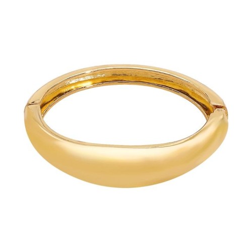  Oval surface bangle  occidental style brief Metal high