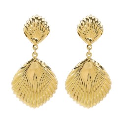 E medium occidental style trend geometry Earring  personality Metal Stripe She..