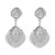 E medium occidental style trend geometry Earring  personality Metal Stripe Shells earringearrings
