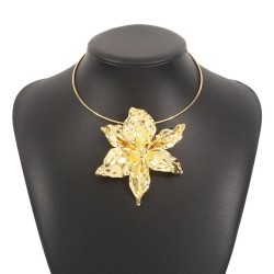 summer Alloy flowers Collar  occidental style same style necklace lady trend e..