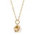 summer series personality brief starfish dolphin pendant stainless steel necklace