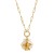 summer series personality brief starfish dolphin pendant stainless steel necklace