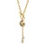 occidental style wind titanium steel blue eyes tassel necklace  creative Moon Rhinestone stainless steel color r
