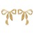 E fashion Metal bow earrings  retro brief temperament ear stud woman