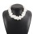 occidental style same style imitate Pearl necklace  exaggerating big Pearl temperament clavicle chain