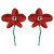  occidental style exaggerating enamel flowers earrings wind fashion sweet all-Purpose high Earring