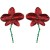  occidental style exaggerating enamel flowers earrings wind fashion sweet all-Purpose high Earring