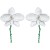  occidental style exaggerating enamel flowers earrings wind fashion sweet all-Purpose high Earring