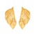 autumn leaves Irregular Metal earrings woman