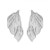 autumn leaves Irregular Metal earrings woman