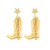 occidental style retro wind high textured earrings woman