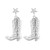 occidental style retro wind high textured earrings woman