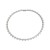 occidental style stainless steel diamond love necklace woman wind more row fully-jewelled embed