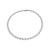 occidental style stainless steel diamond love necklace woman wind more row fully-jewelled embed