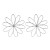  exaggerating fashion hollow all-Purpose Alloy flowers ear stud creative brief day style