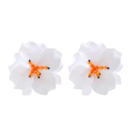 personality fashion petal ear stud flowers earrings occidental style Earring