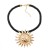 fashion wind Alloy sun flower pendant necklace occidental style personality all-Purpose necklace