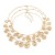  retro wind multilayer geometry Round pendant necklace Street Snap woman style