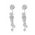  retro wind multilayer geometry Round pendant earrings woman Street Snap style
