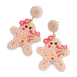 occidental style christmas cartoon earrings  creative lovely Alloy beads Earri..