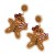 occidental style christmas cartoon earrings  creative lovely Alloy beads Earring
