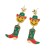 occidental style temperament Cowboy earrings  lovely wind enamel Alloy long earring