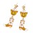 occidental style temperament Cowboy earrings  lovely wind enamel Alloy long earring