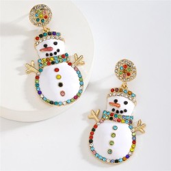 occidental style christmas diamond lovely Earring  christmas fashion colorful ..