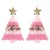 occidental style christmas hollow sweet christmas tree cartoon earrings  personality colorful Five-pointed star 