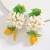  occidental style handmade flowers earrings  fashion creative leaf flowers long style earring