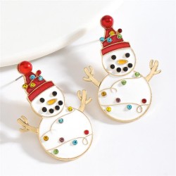 temu christmas lovely fawn  personality  cartoon Santa Claus diamond Pearl fas..