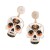 occidental style Halloween beads earrings  creative enamel Alloy skull earring