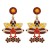  lovely cartoon Olives splice earrings  personality beads earring