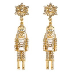 occidental style lovely creative earrings  christmas personality diamond earri..