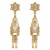 occidental style lovely creative earrings  christmas personality diamond earring