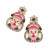  occidental style christmas cartoon earrings  lovely Santa Claus enamel fashion Earring