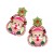  occidental style christmas cartoon earrings  lovely Santa Claus enamel fashion Earring