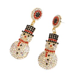 occidental style christmas elements earrings  cartoon lovely black colorful di..