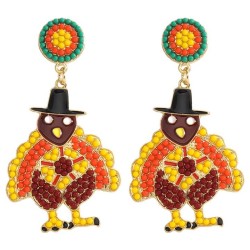 Alloy earrings  samll black earring