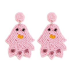 lovely Earring  Halloween color beads cartoon samll earrings