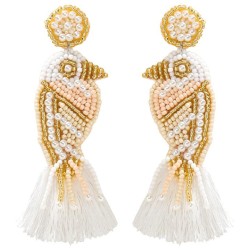 occidental style wind handmade beads samll Modeling earring tassel earring sum..