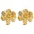 occidental style wind flowers earrings  retro fashion temperament high exaggerating ear stud