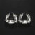 fashion brief bag bag earrings buckle wind Rhinestone earringearrings